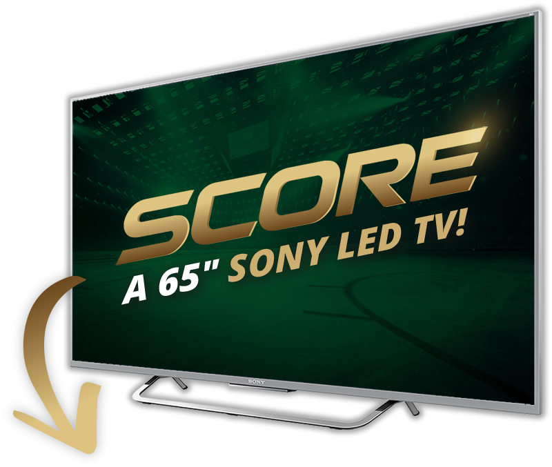 Score A 65" Sony LED TV